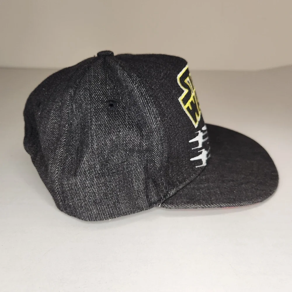 STAR WARS Youth Snapback Hat X-Wing Fighter Black Skull‎ Underbill Licensed